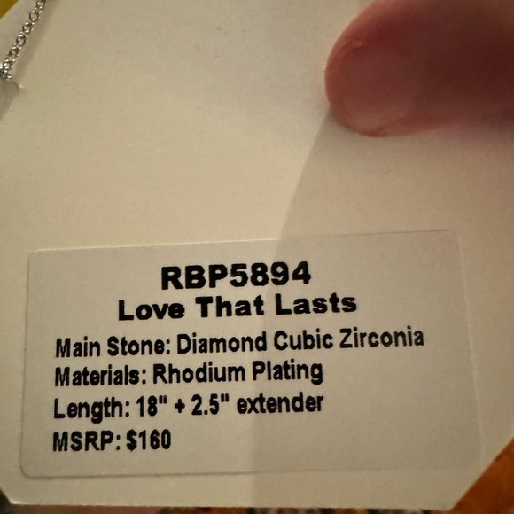 Love that Lasts Necklace RBP5894 - Picture 2 of 2